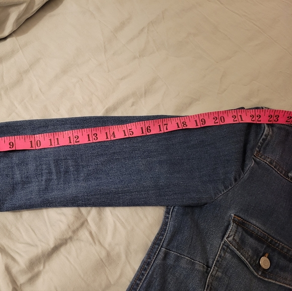 Denim Esprit Shirt dress full sleeve, fits like a Small - Picture 3 of 4